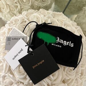 Palm Angels Milano Black Face Mask